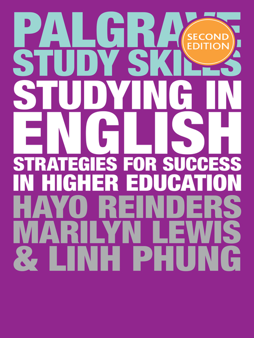 Title details for Studying in English by Hayo Reinders - Available